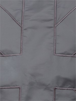 Bomber Richmond X uomo in tessuto grigio con maniche arricciate in UOMO