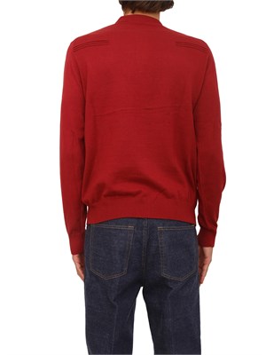 Maglia polo Richmond X uomo in misto lana rossa in UOMO