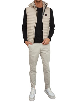 Giubbino gilet imbottito Liu Jo uomo in nylon beige in UOMO