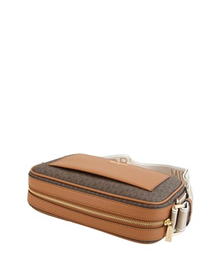 Borsa Maeve di Michael Michael Kors in pelle saffiano marrone logo in DONNA
