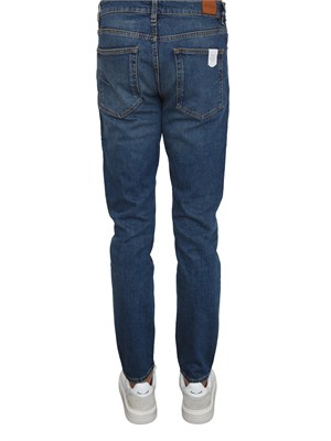 Jeans Siviglia uomo in denim di cotone blu effetto used in UOMO