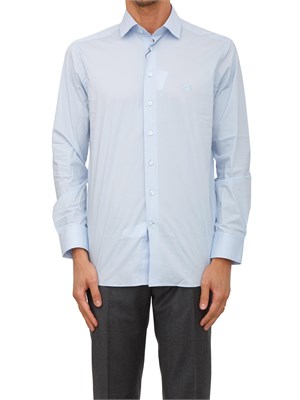 Camicia Etro uomo in cotone azzurro con logo in UOMO