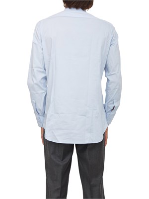 Camicia Etro uomo in cotone azzurro con logo in UOMO