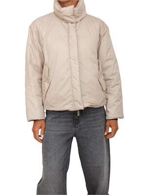 Giubbino giacca reversibile iBlues in tessuto antigoccia beige in DONNA