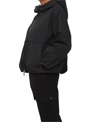 Giaccone Settimo Marella in tessuto nero in DONNA