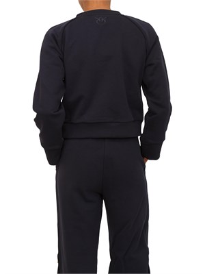 Felpa Pinko in cotone blu con bottoni dorati in DONNA