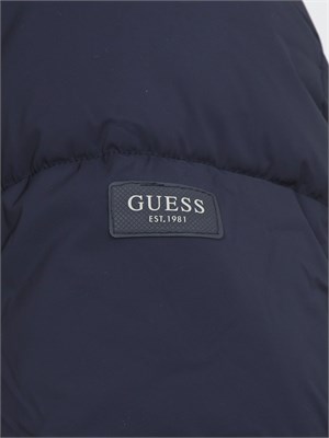 Piumino Guess Jeans in nylon blu in UOMO