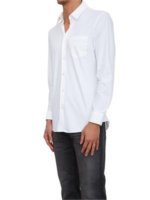 Camicia Guess Jeans in cotone stretch bianco in UOMO