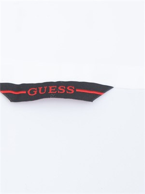 Camicia Guess Jeans in cotone stretch bianco in UOMO