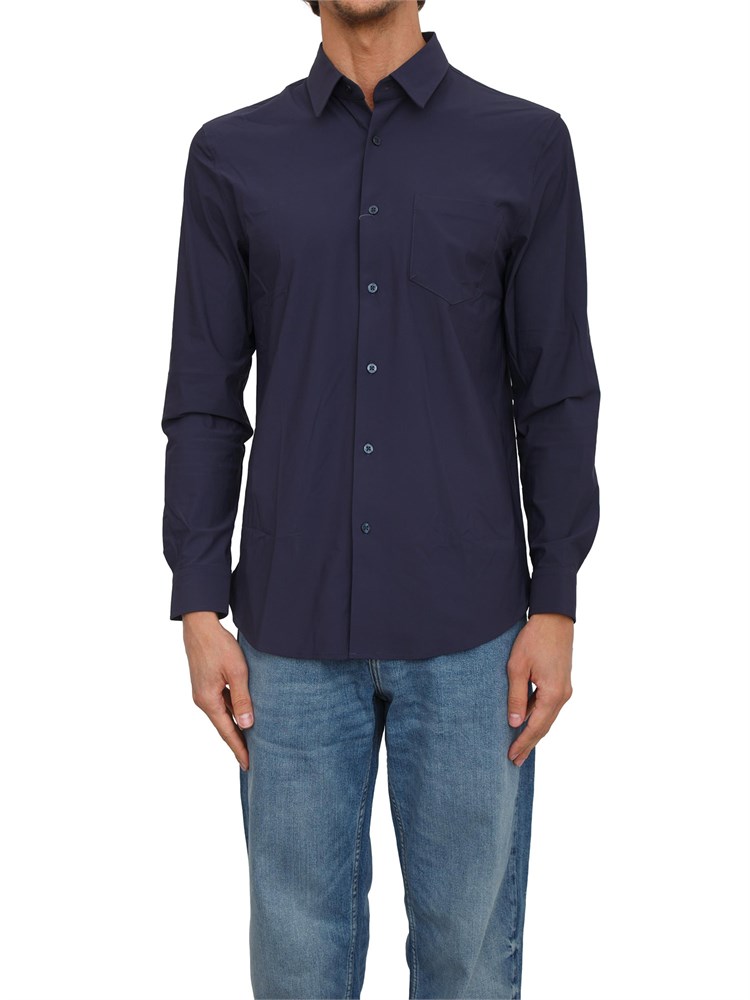 Camicia Guess Jeans in cotone stretch blu