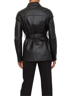 Giacca pelle Sedile Marella nera in DONNA