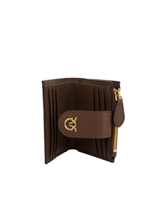 Portafoglio piccolo Pinko in pelle marrone in DONNA