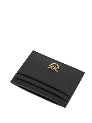 Portacarte Pinko in pelle nera in DONNA