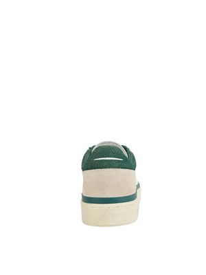 Sneakers Pads Ghoud Venice in pelle bianca e inserti verdi in UOMO
