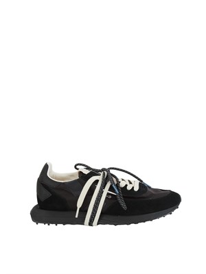 Sneakers Rush Framework di Ghoud Venice in ripstop e suede nero in UOMO