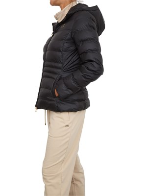 Giubbino donna EA7 Emporio Armani in nylon shiny nero in DONNA