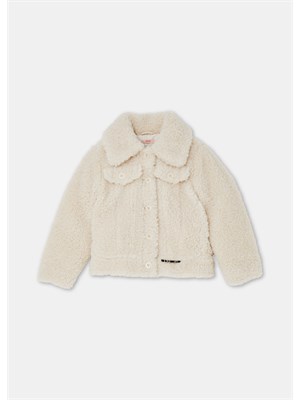 LIU JO BABY Giacca Liu-jo bambina in teddy bianco in BAMBINO