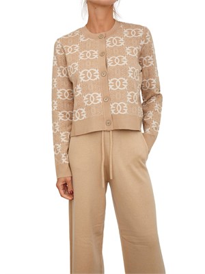 CARDIGAN PINKO CAMMELLO in DONNA