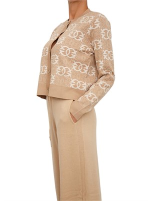 CARDIGAN PINKO CAMMELLO in DONNA