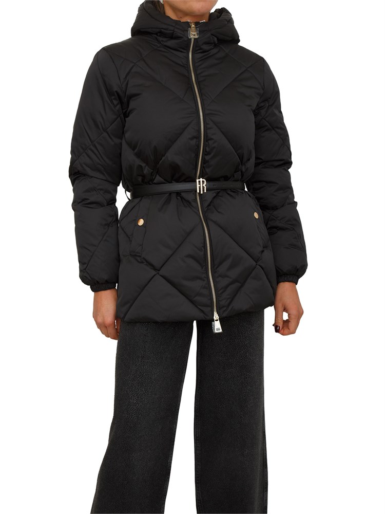 Piumino donna Fracomina in tessuto nero