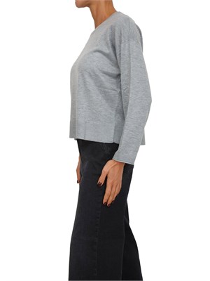 Maglia grigia Morale Nenette in misto lana con strass in DONNA