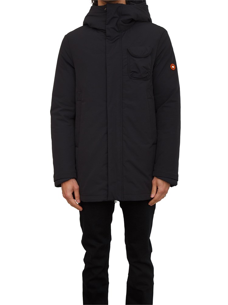 Giubbino uomo Dekker in nylon tecnico nero