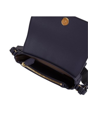 Mini bag Emporio Armani in ecopelle martellata viola in DONNA