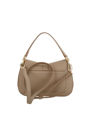 Borsa Furla Flow M in pelle taupe in DONNA