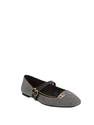 LIU JO Ballerine Liu-jo Brigitte full strass nero in DONNA