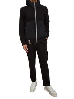 Felpa uomo Dekker modello KEREL BMAT nero in UOMO