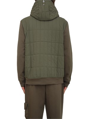 Felpa uomo Dekker modello KEREL BMAT verde in UOMO