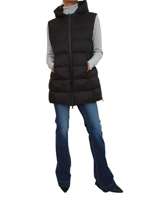 Gilet donna Lodola Max Mara MM nero imbottito in piuma d'oca in DONNA