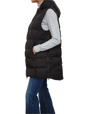 Gilet donna Lodola Max Mara MM nero imbottito in piuma d'oca in DONNA