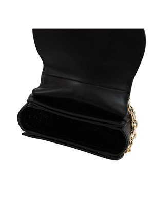Borsa John Richmond in pelle nera e cavallino leopard in DONNA