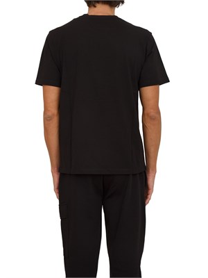 T-shirt uomo C.P. Company in cotone nero in UOMO