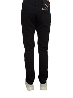 Jeans Bard Jacob Cohen uomo in denim nero in UOMO