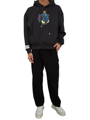 Pantaloni cargo uomo GCDS neri in UOMO