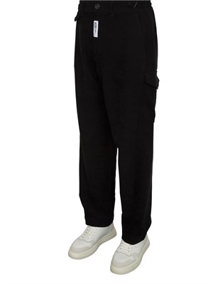 Pantaloni cargo uomo GCDS neri in UOMO