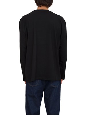 Maglia uomo GCDS a girocollo maniche e lunghe nera in UOMO