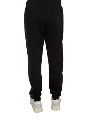 K.LAGERFELD Pantaloni tuta Karl Lagerfeld neri con bande laterali in UOMO