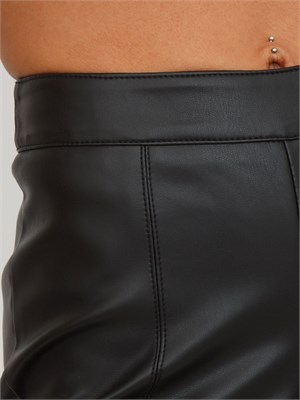 Pantaloni Maren Kocca in ecopelle nera in DONNA