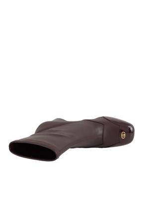 Stivaletti Liu Jo donna Samy 04 in ecopelle viola amarone in DONNA