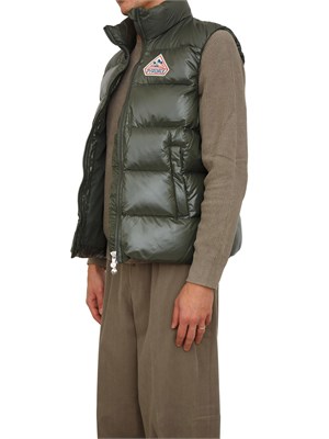 Gilet verde John Pyrenex unisex in piuma d'oca, idrorepellente e antivento in UOMO