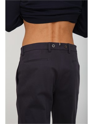 Pantaloni Barber Berwich in cotone mano calda blu in UOMO