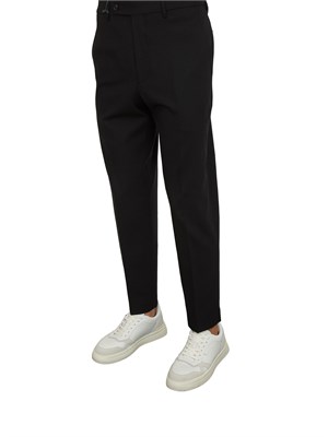 Pantaloni uomo Chiaiaff Berwich fresco lana nero in UOMO