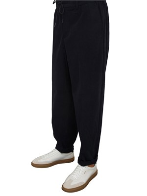 Pantaloni Boss uomo in velluto blu in UOMO