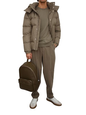 Maglia Boss uomo in lana vergine verde in UOMO