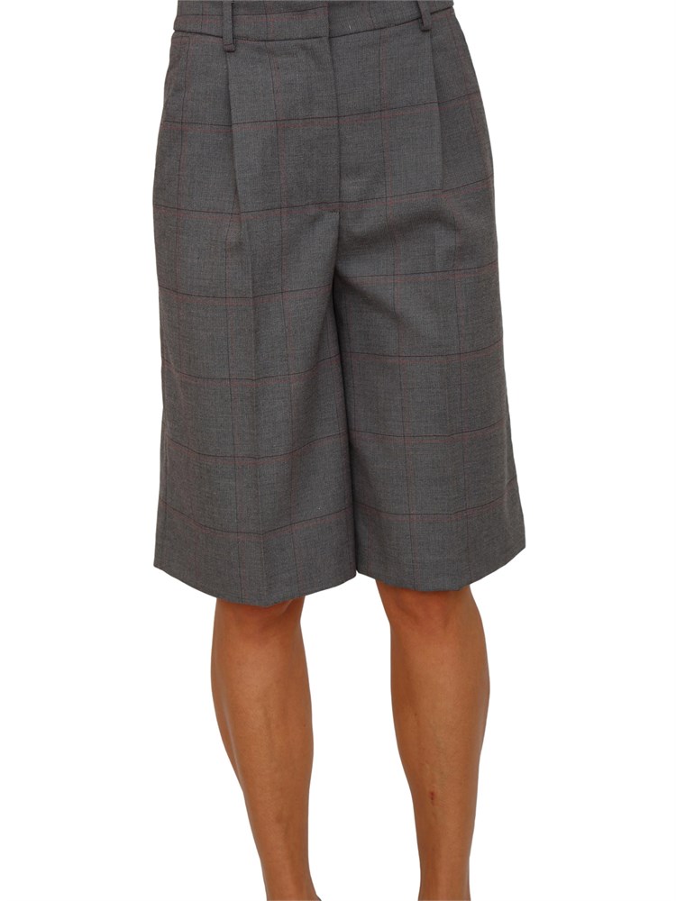 Bermuda Fernande di Kocca in misto viscosa grigia