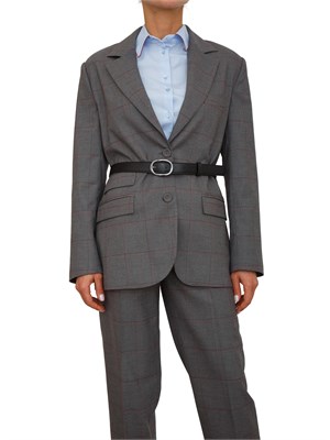 Giacca donna Emmanuel Kocca in misto viscosa grigia in DONNA