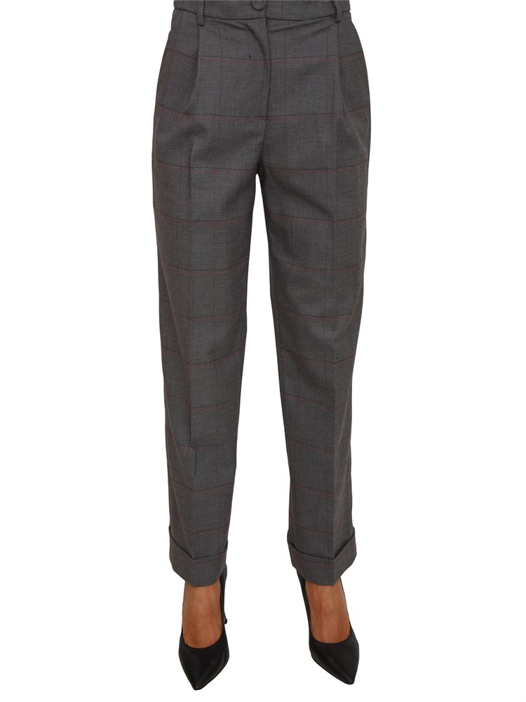 Pantaloni donna Hattilas Kocca in misto viscosa grigi